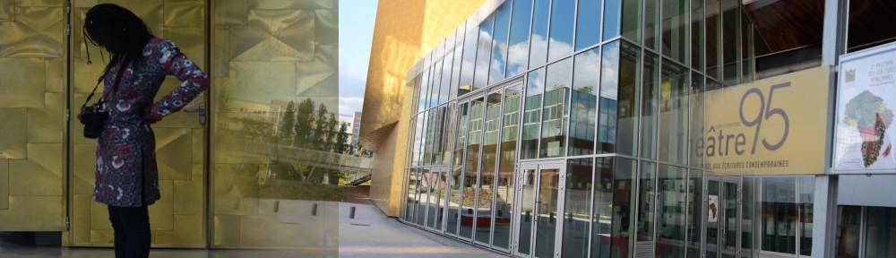 Photographie de l'entrée du théâtre de Cergy
